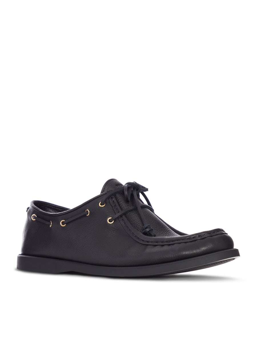 Celine DERBY LEATHER LOAFER WITH EYELETS, view 2