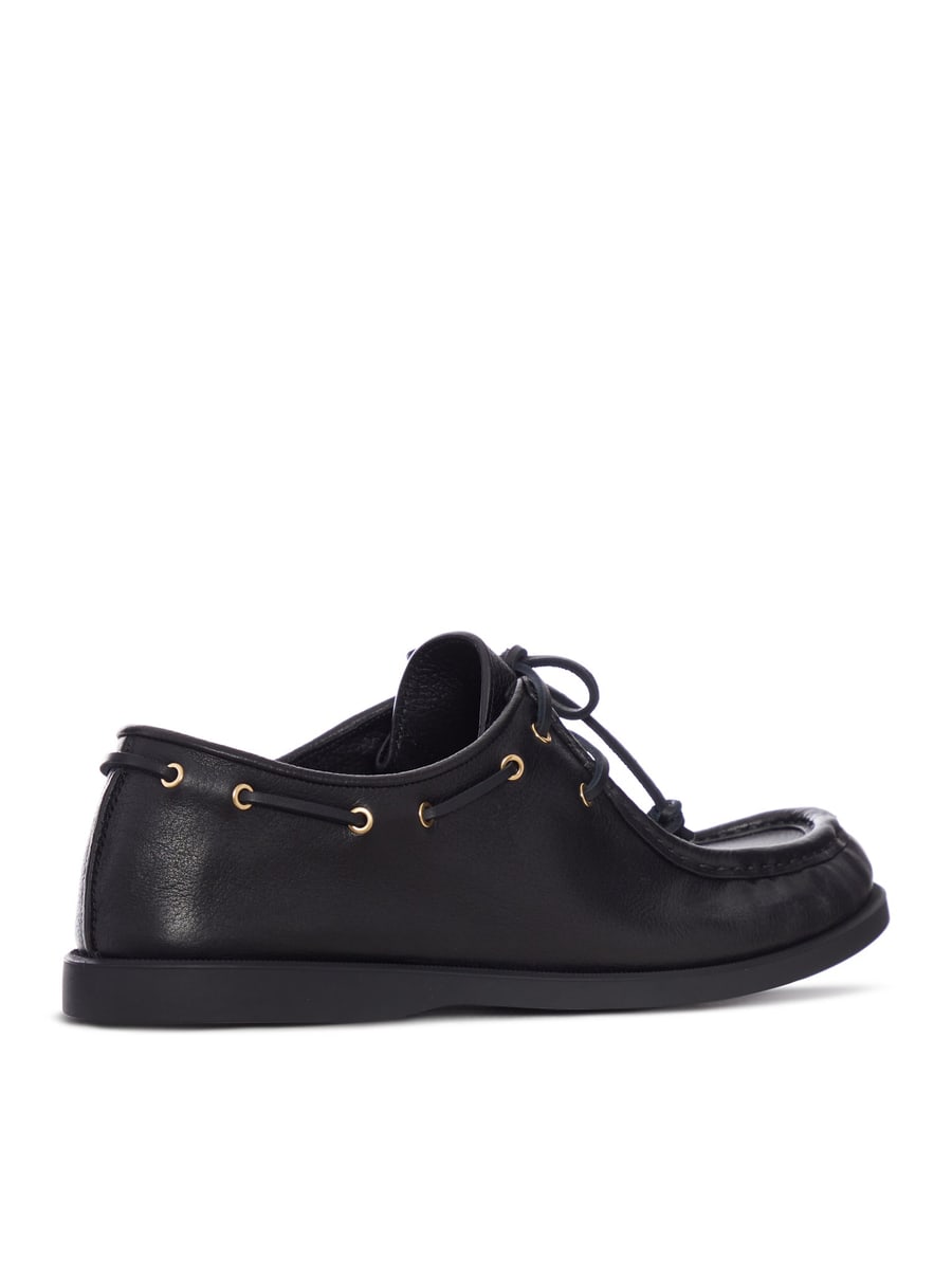 Celine DERBY LEATHER LOAFER WITH EYELETS, view 3