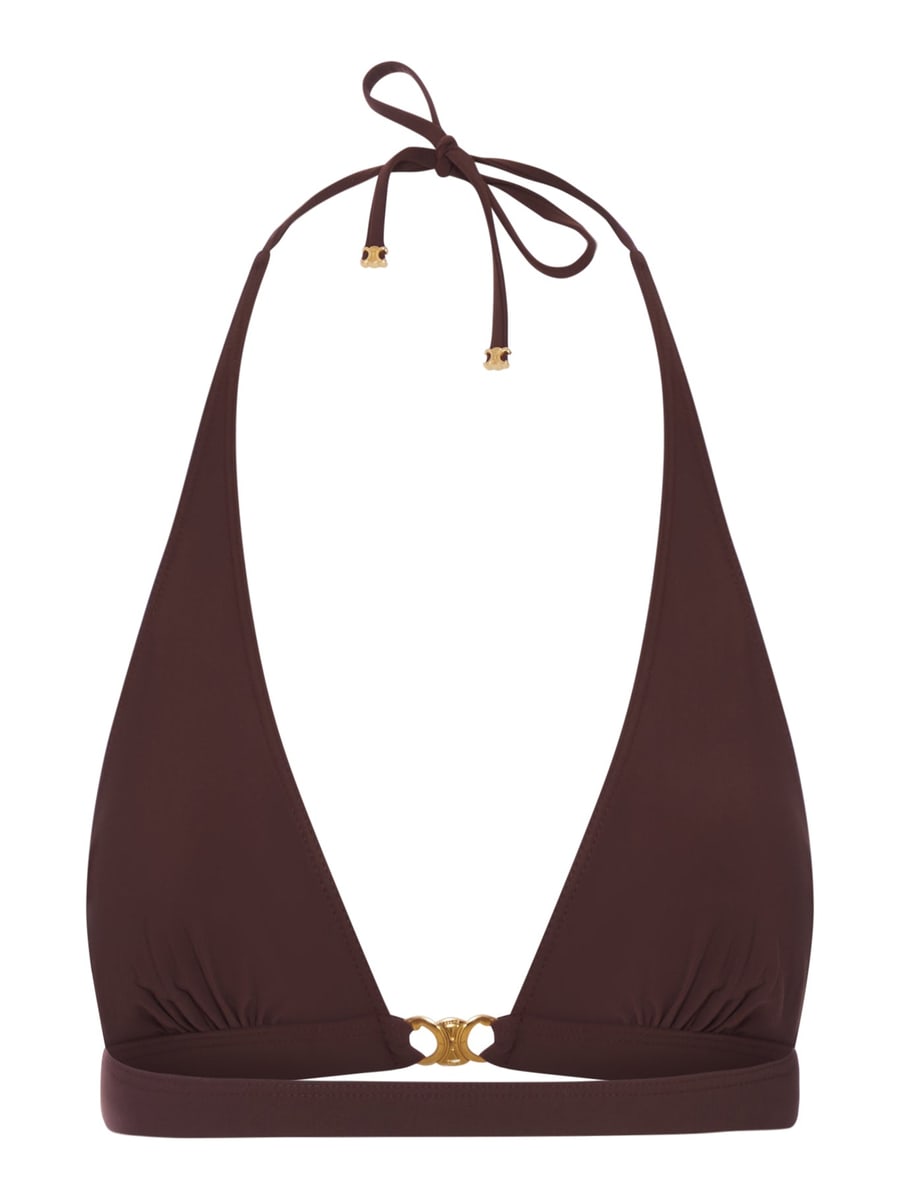 Celine TRIOMPHE TRIANGLE TOP IN MATTE JERSEY, view 2