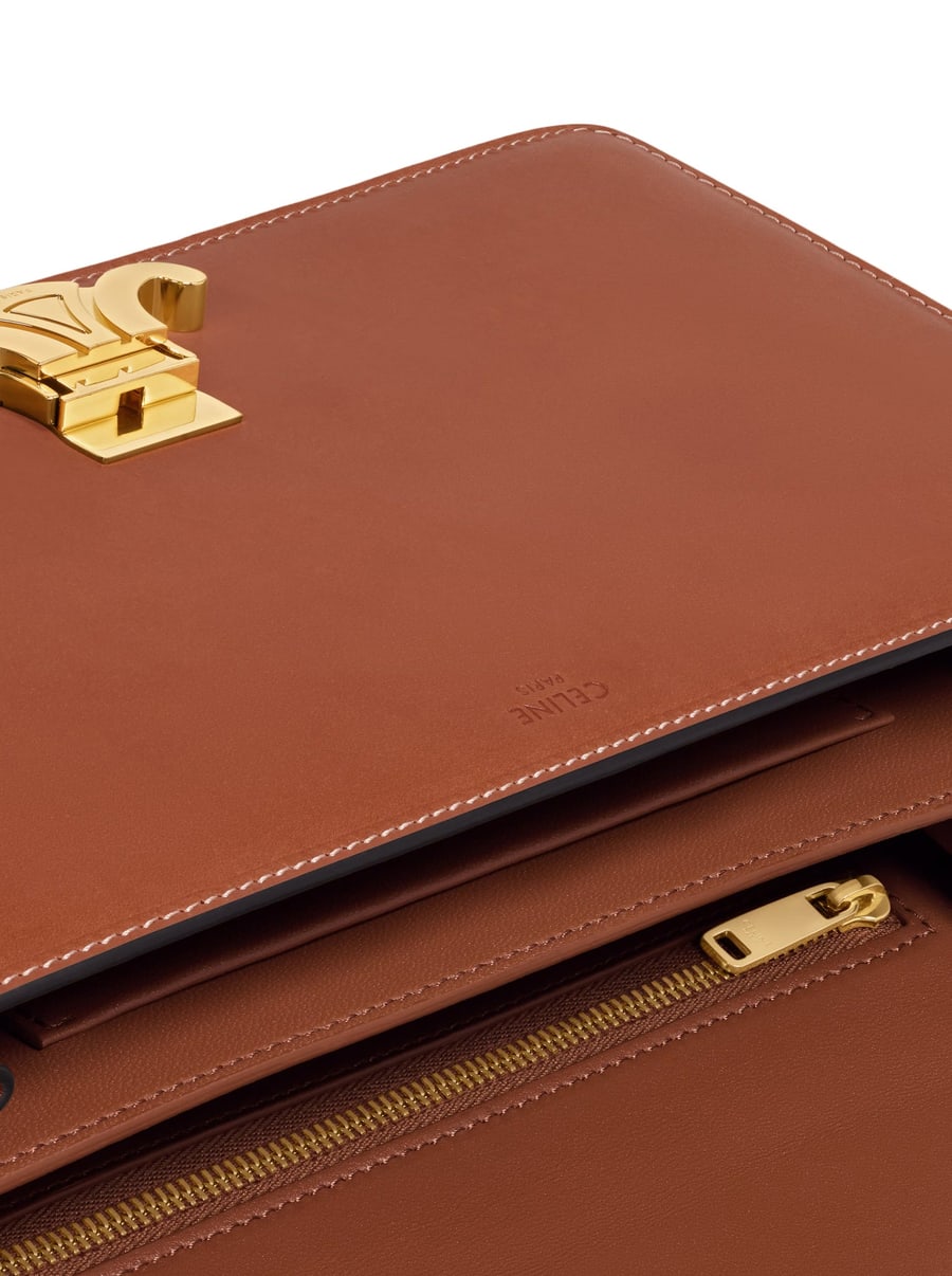 Celine MEDIUM TRIOMPHE FOLIO BAG IN CALFSKIN, view 4