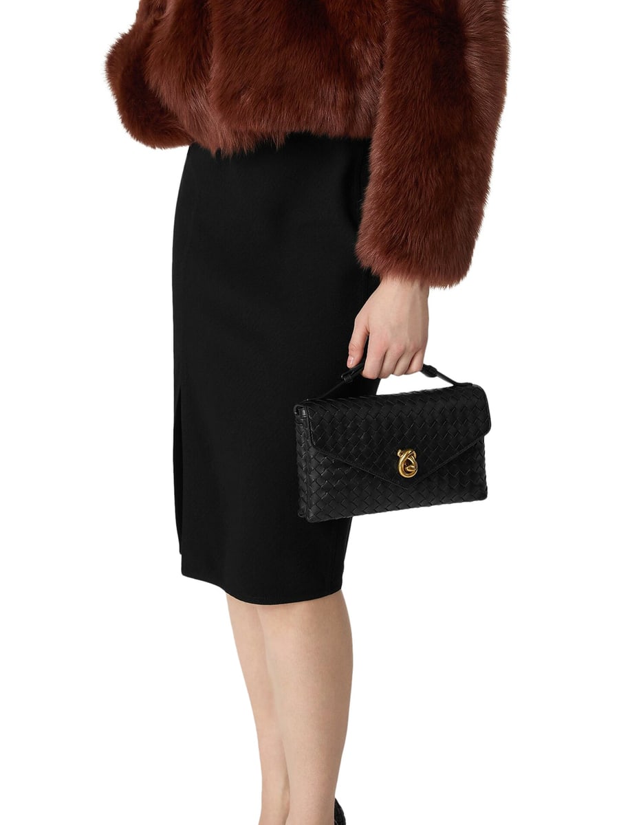 Bottega Veneta KNOT LOCK BAG, view 3