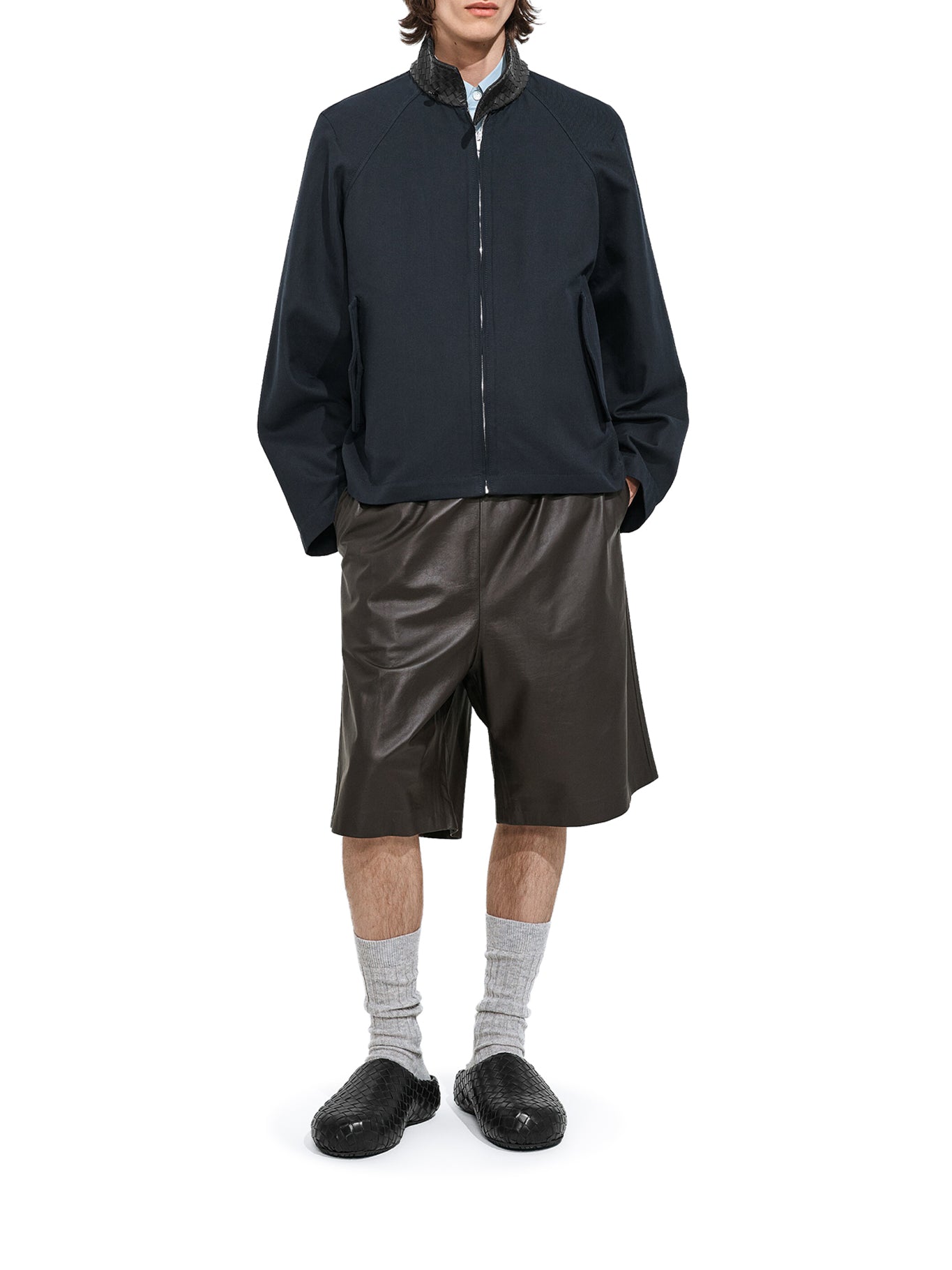 Bottega Veneta COTTON GABARDINE HARRINGTON JACKET, view 2