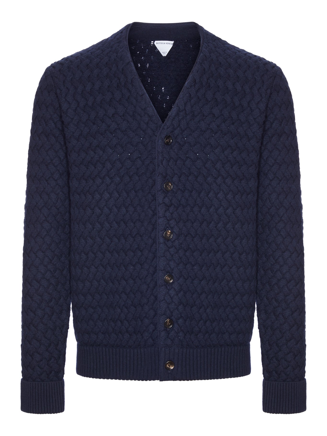 Bottega Veneta CABLE-KNIT WOOL CARDIGAN