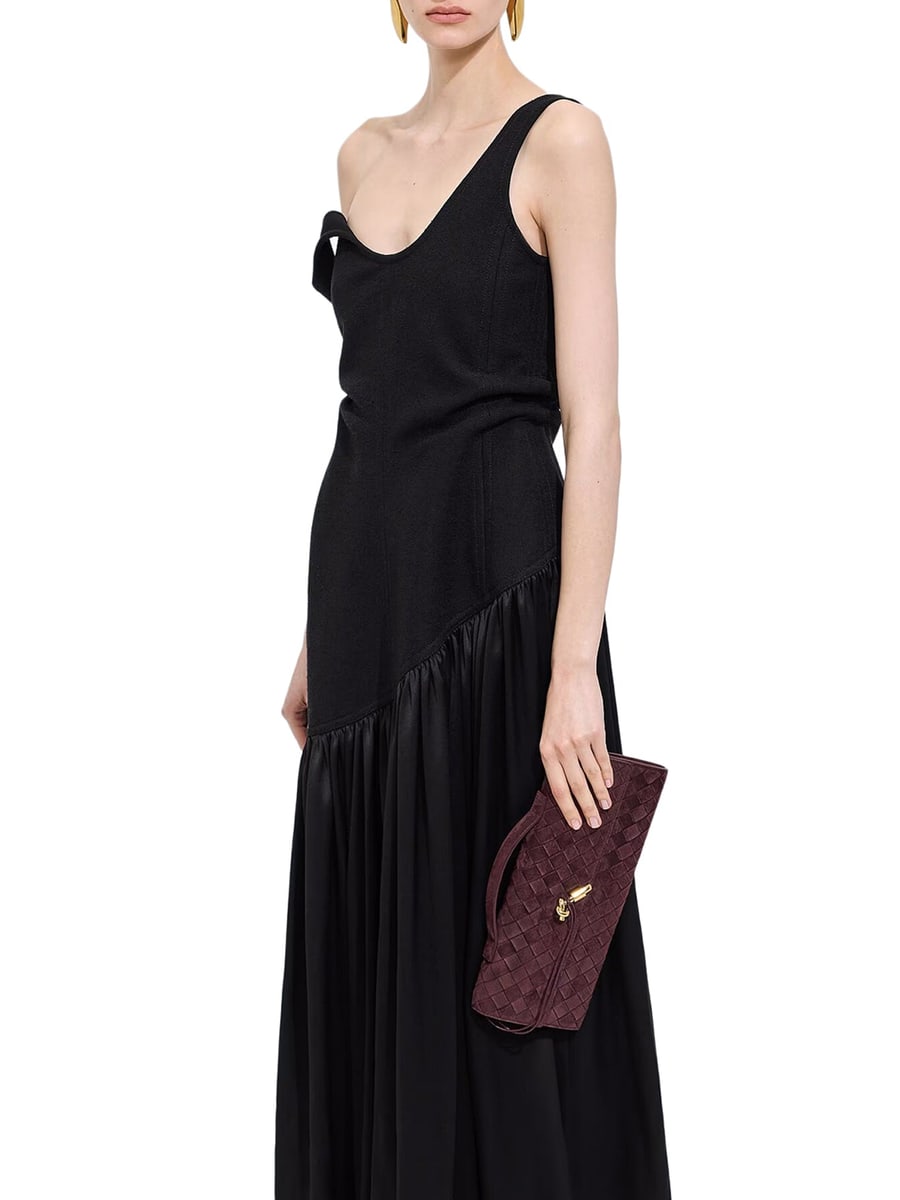 Bottega Veneta LET`S GO SUEDE CLUTCH, view 2