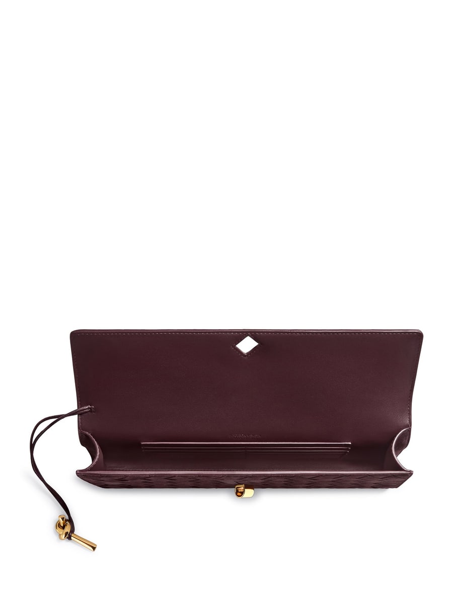 Bottega Veneta LET`S GO SUEDE CLUTCH, view 5