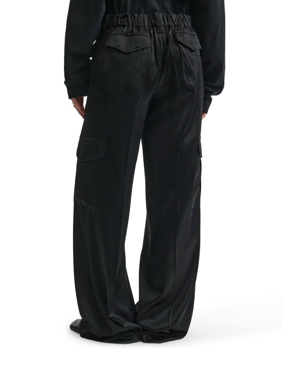Phoebe Philo LIQUID CARGO TROUSERS, view 4