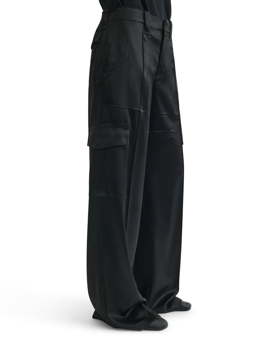Phoebe Philo LIQUID CARGO TROUSERS, view 5