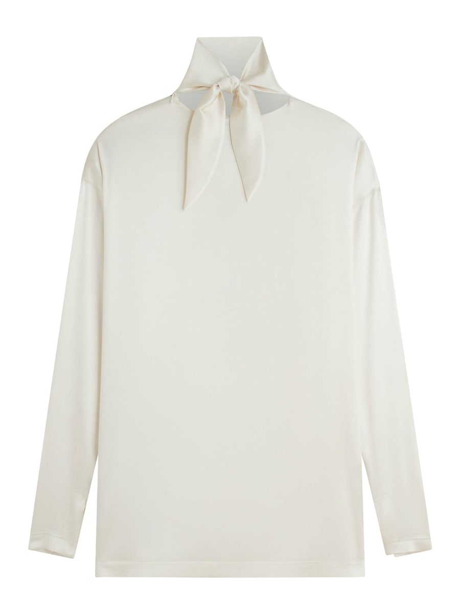 Phoebe Philo SILK KNOT NECK TOP