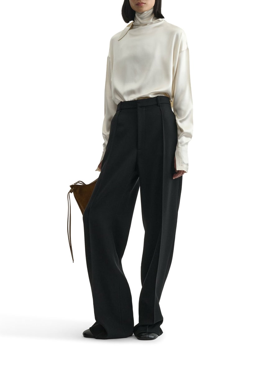 Phoebe Philo SILK KNOT NECK TOP, view 2