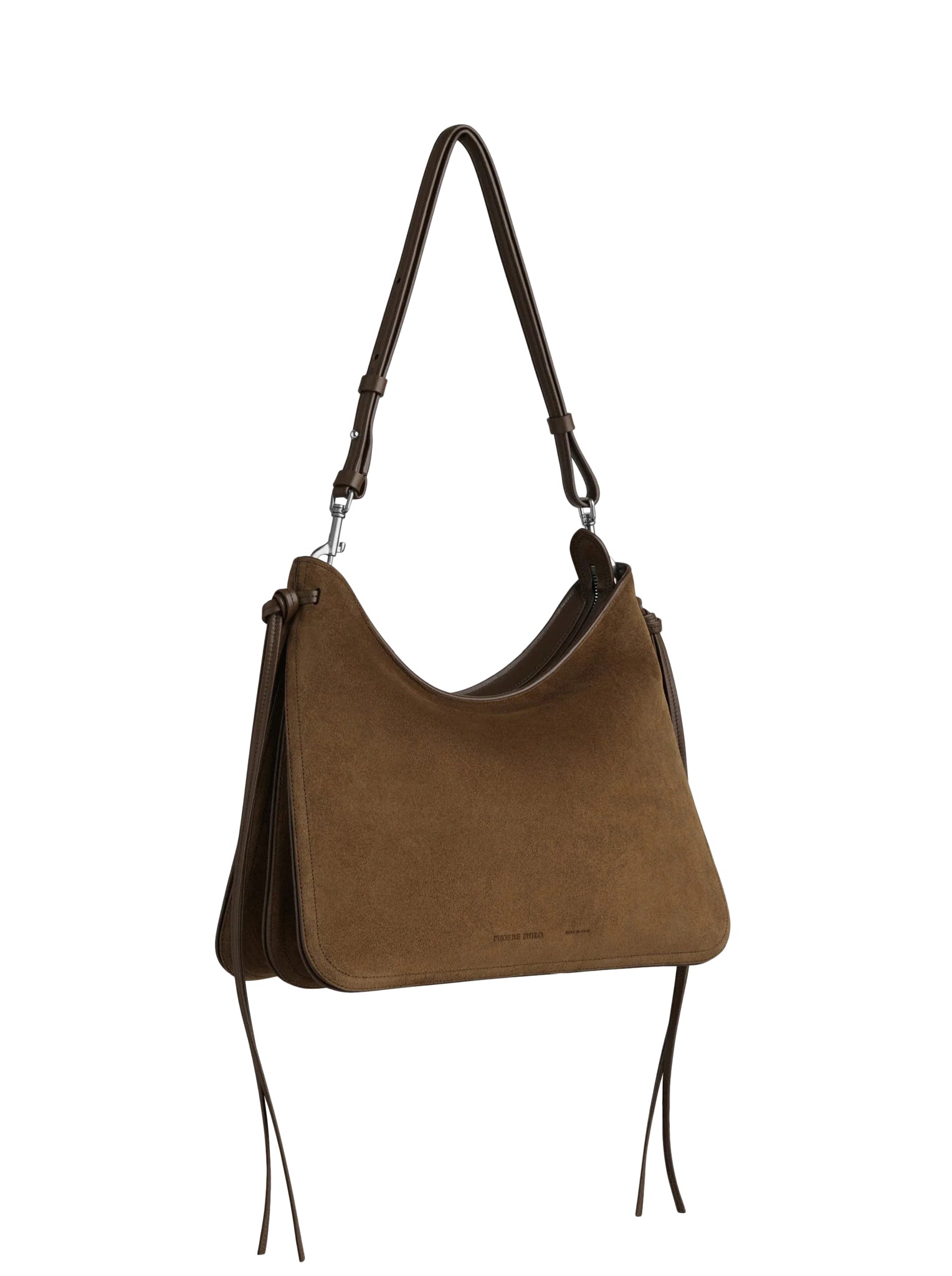 Phoebe Philo KHAKI SUEDE GIG BAG, view 2