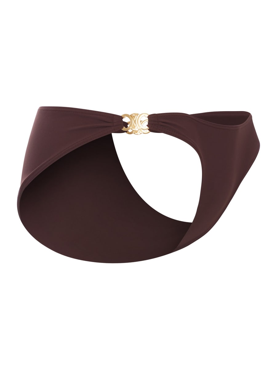 Celine TRIOMPHE SWIMSUIT BOTTOM IN MATTE JERSEY, view 3