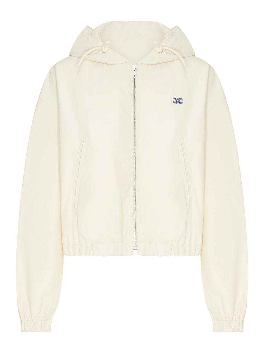 Celine TECHNICAL FABRIC WIND JACKET WITH TRIOMPHE LOGO
