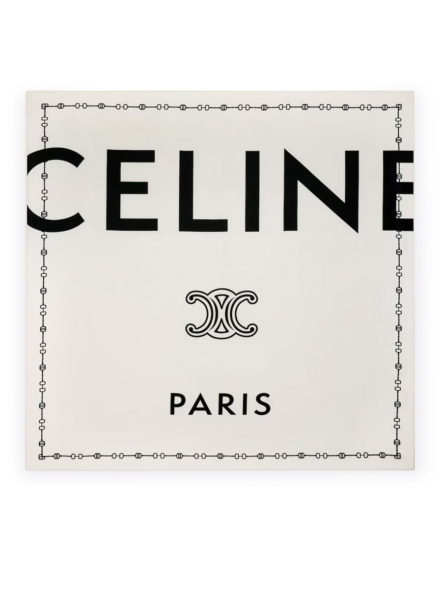 Celine SILK TWILL SCARF