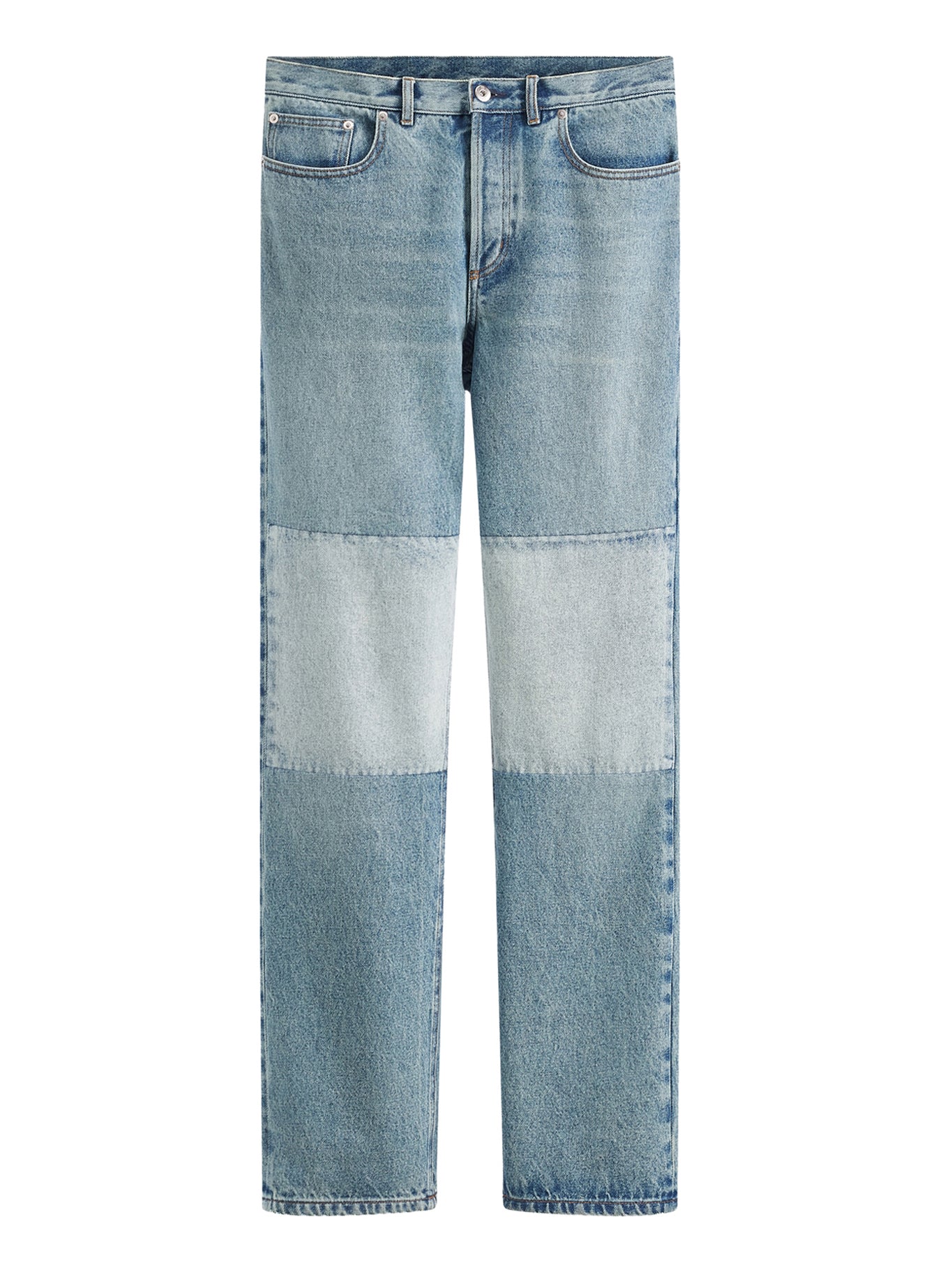 Christian Dior LONG REGULAR FIT JEANS IN BLUE COTTON TWILL
