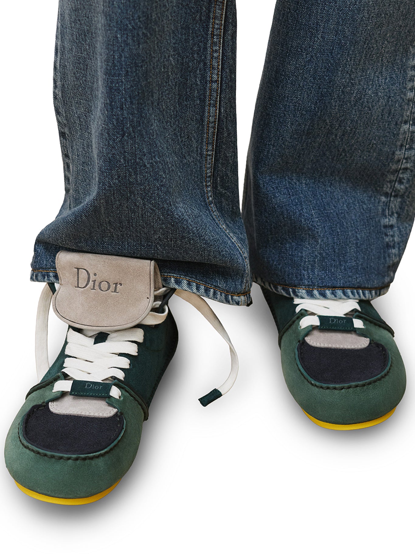 Christian Dior DIOR ROADIE LACE-UP BOOT IN SUEDE, view 2