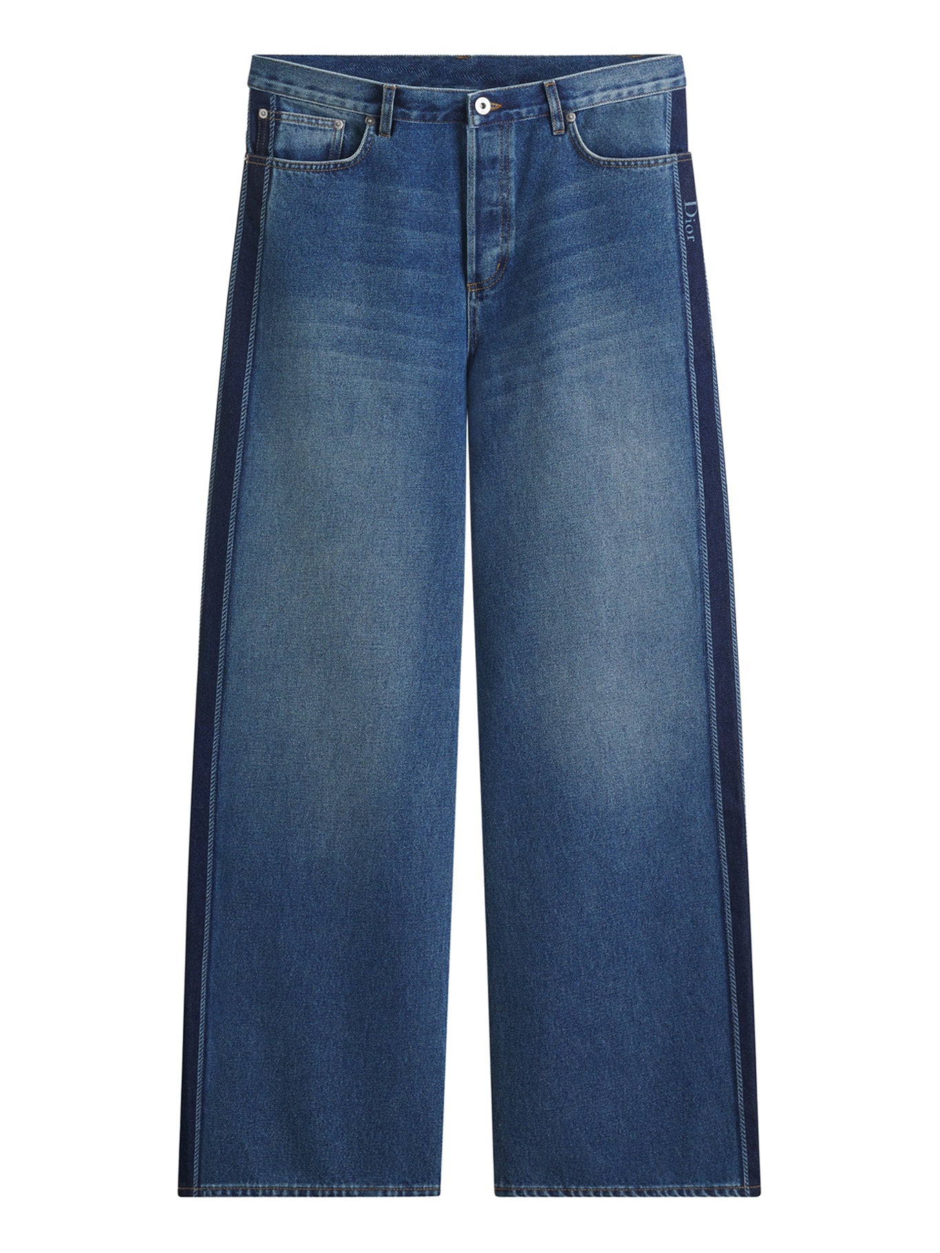 Christian Dior BAGGY JEANS IN BLUE COTTON TWILL