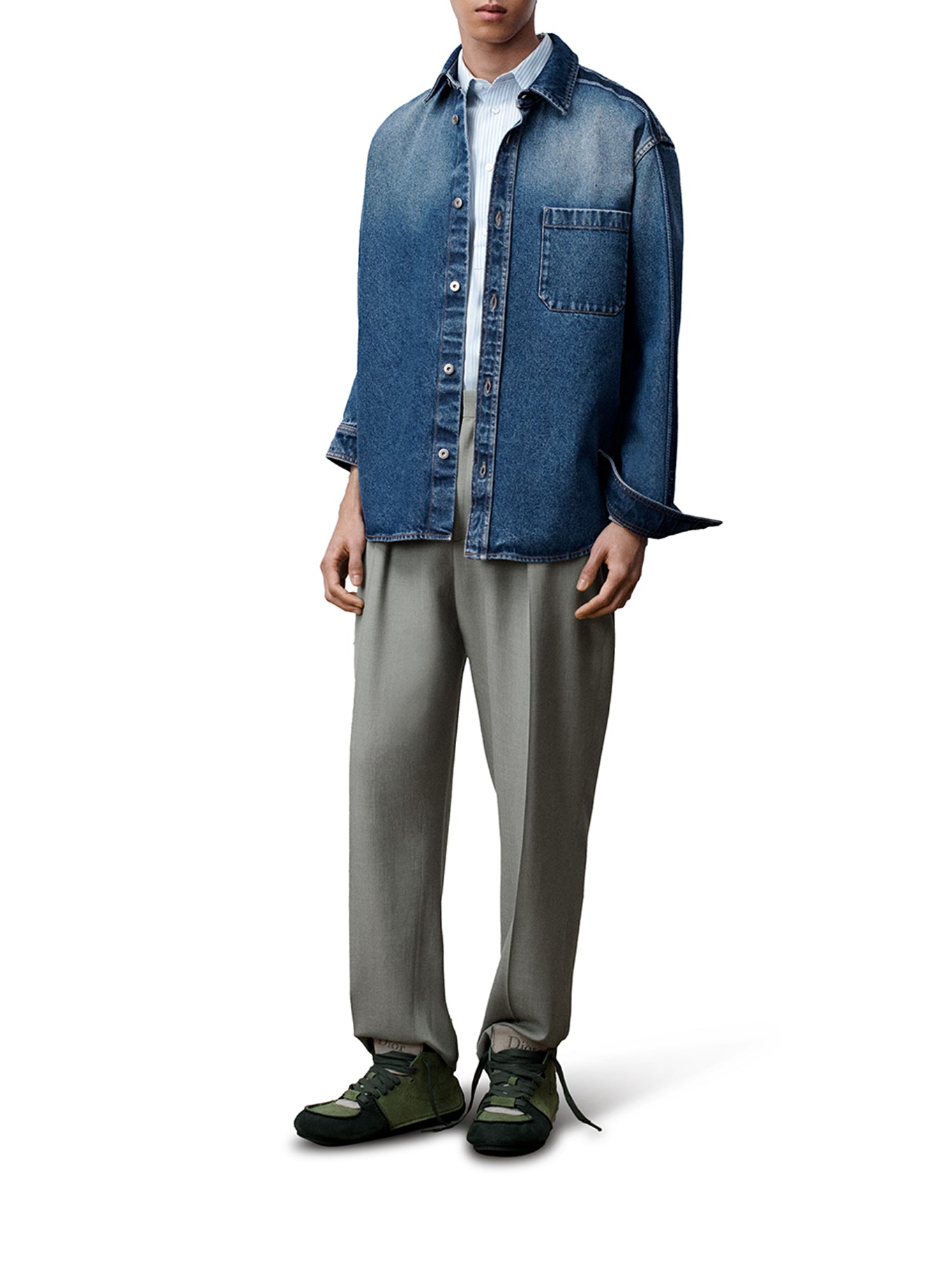 Christian Dior COTTON TWILL SHIRT-JACKET, view 2
