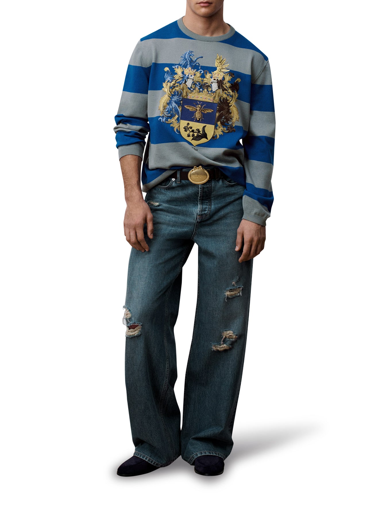 Christian Dior WIDE COTTON TWILL JEANS, view 2