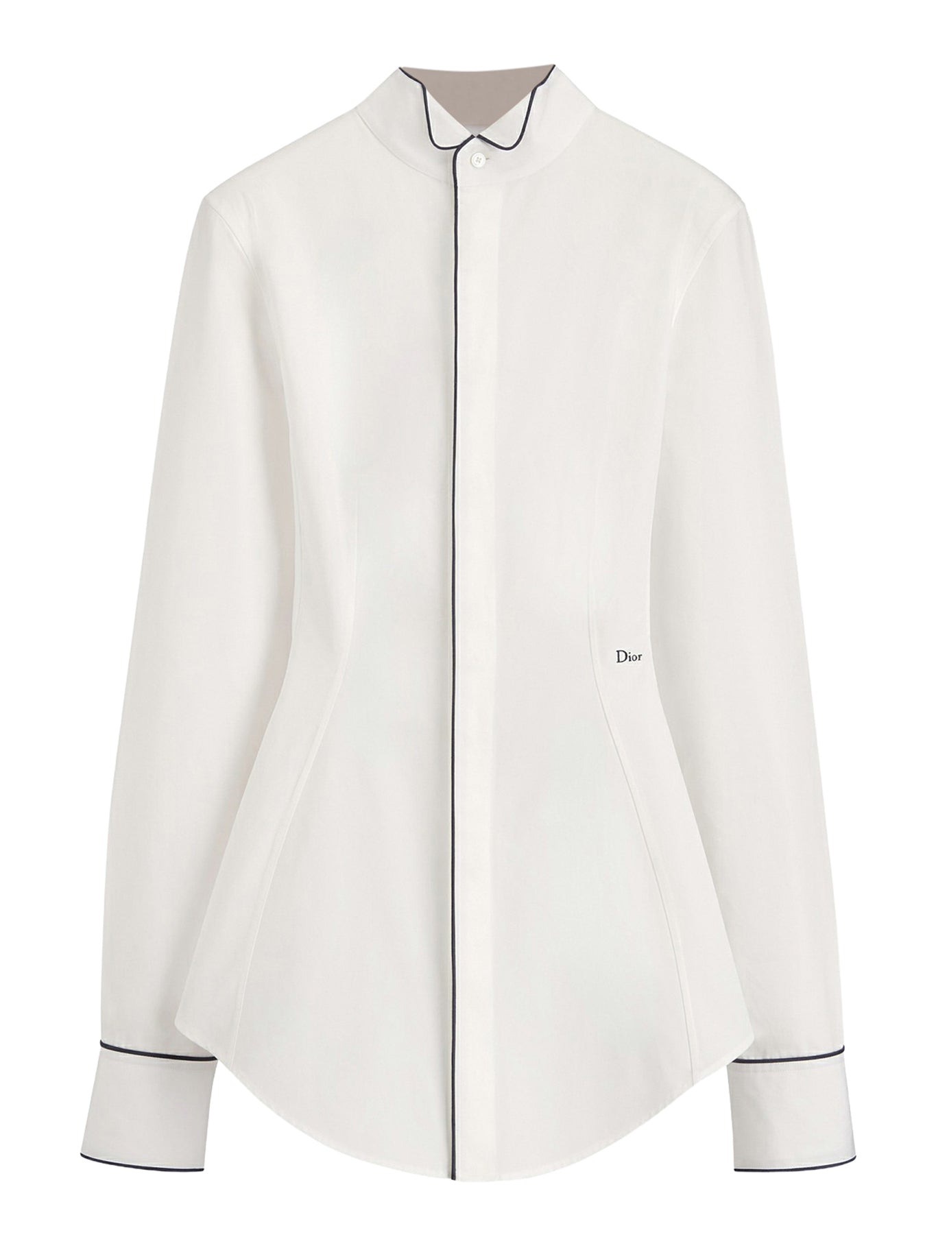 Christian Dior FITTED COTTON POPLIN BLOUSE