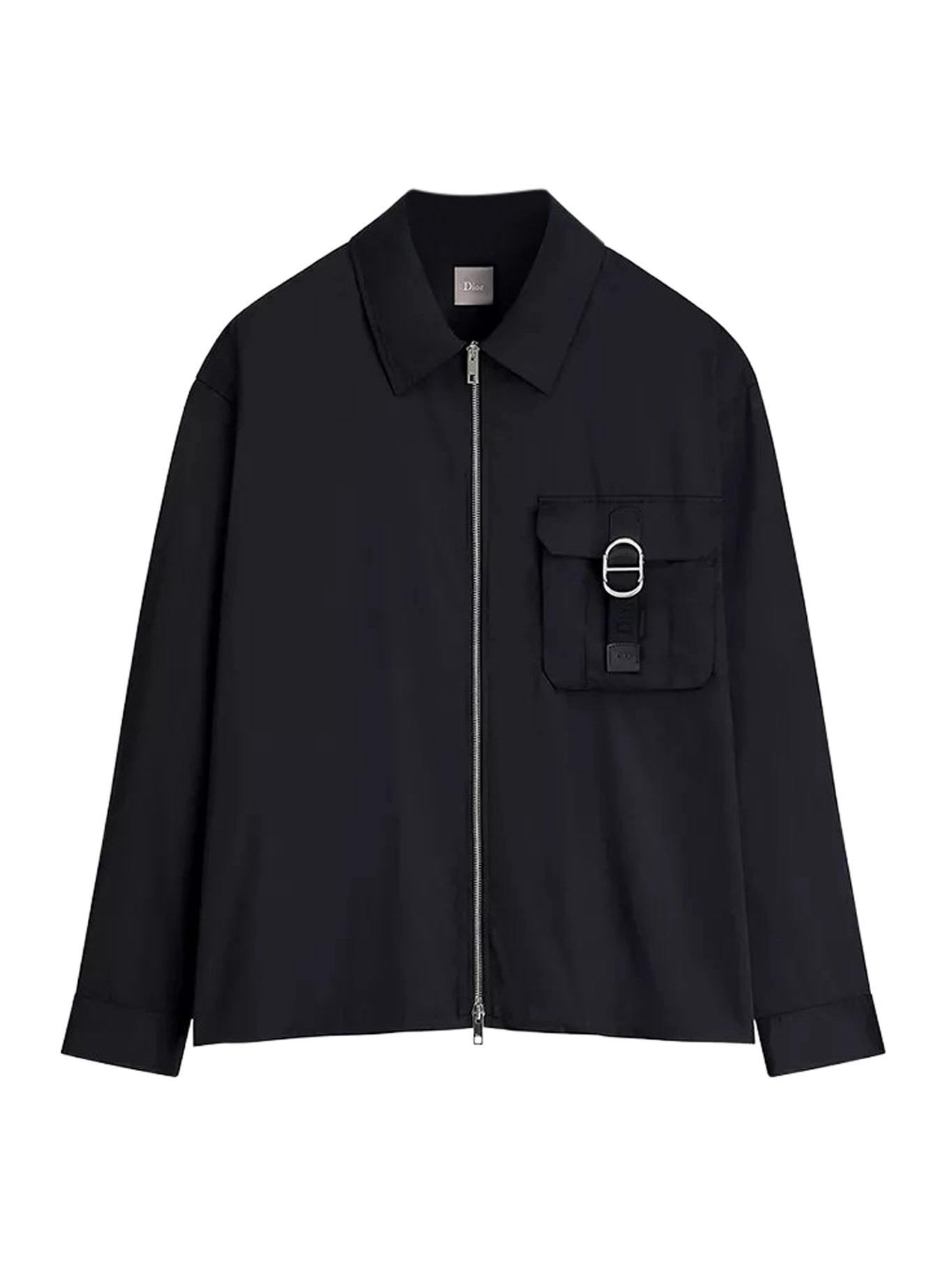 Christian Dior SHIRT JACKET WITH ZIP AND CD BUCKLE
