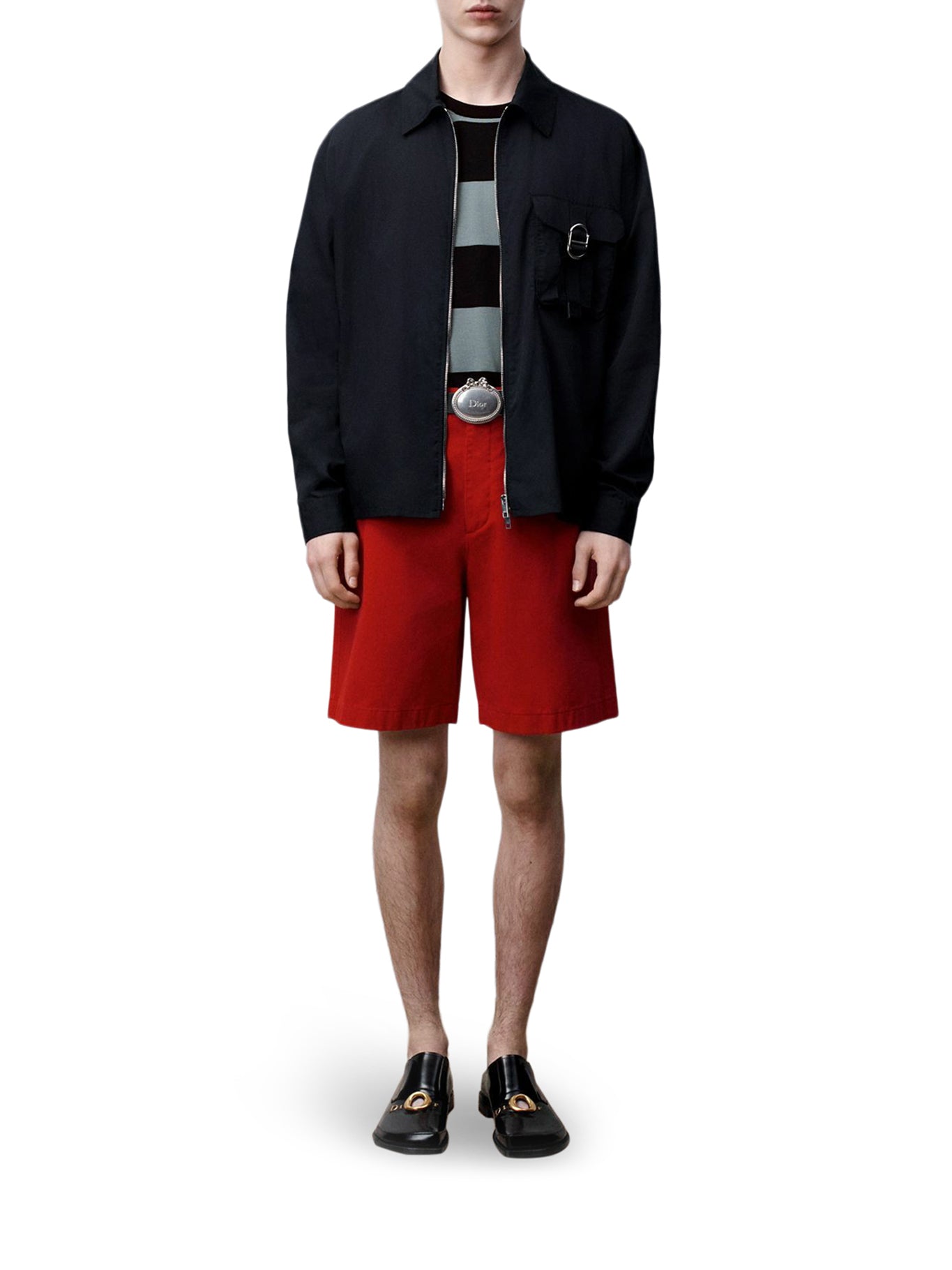 Christian Dior SHIRT JACKET WITH ZIP AND CD BUCKLE, view 2