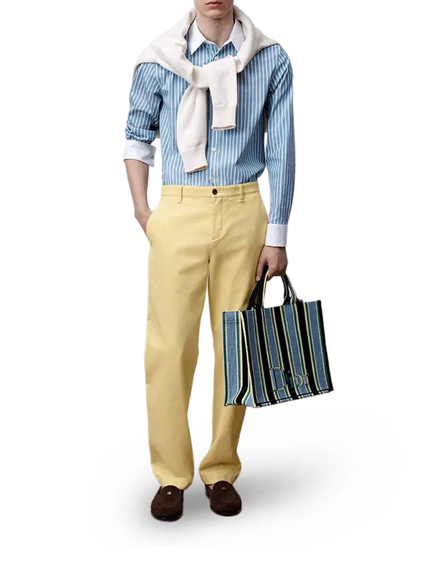 Christian Dior SHIRT WITH CONTRASTING DETAILS, view 2