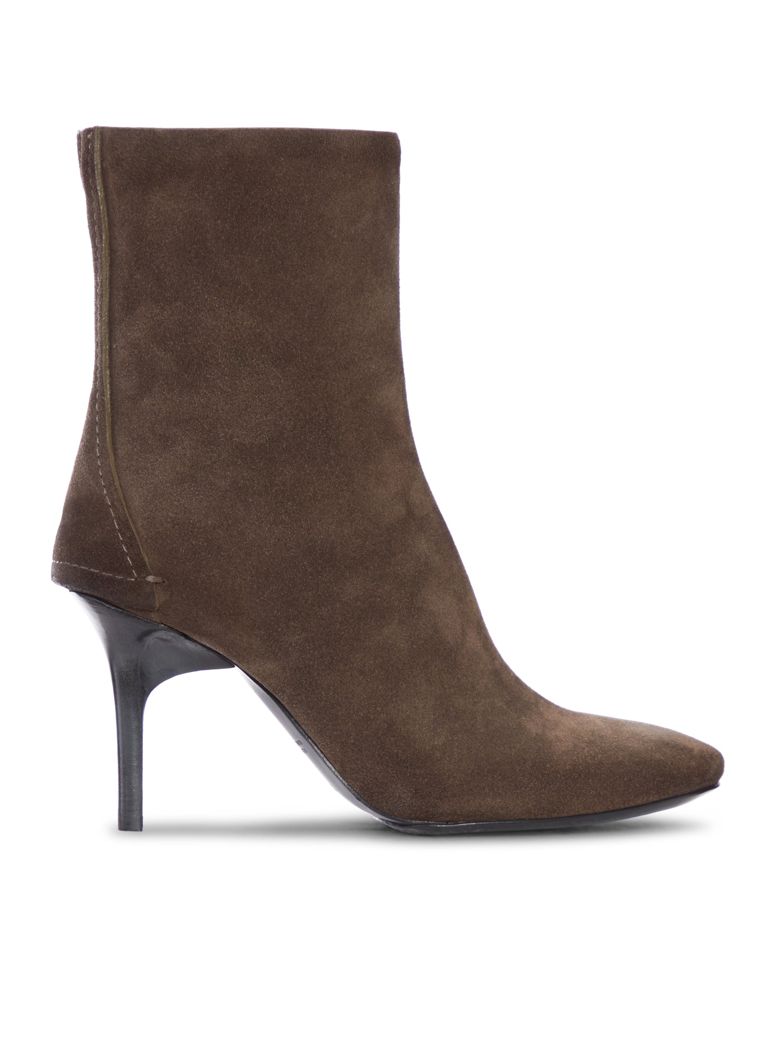 Capasa Milano SUEDE ANKLE BOOT WITH THIN HEEL