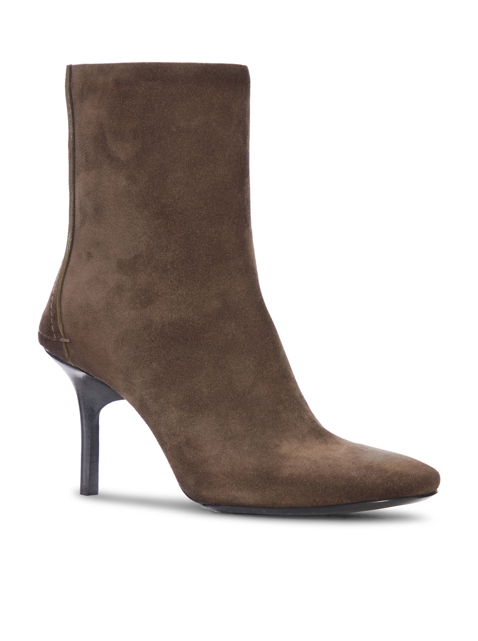 Capasa Milano SUEDE ANKLE BOOT WITH THIN HEEL, view 2