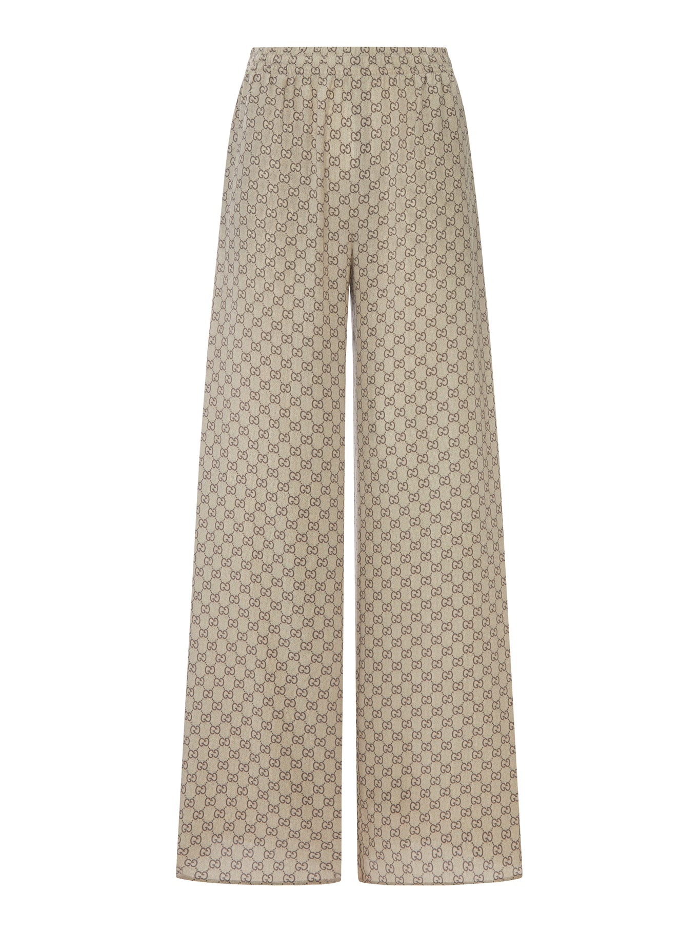 Gucci PRINTED SILK LEISURE TROUSERS