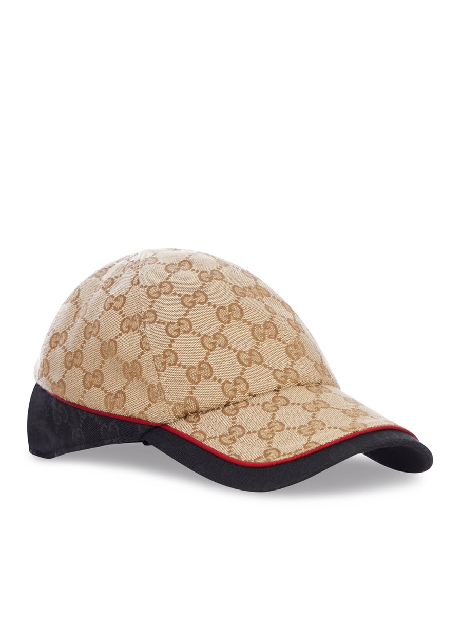 Gucci GG COTTON FABRIC BASEBALL CAP, view 2