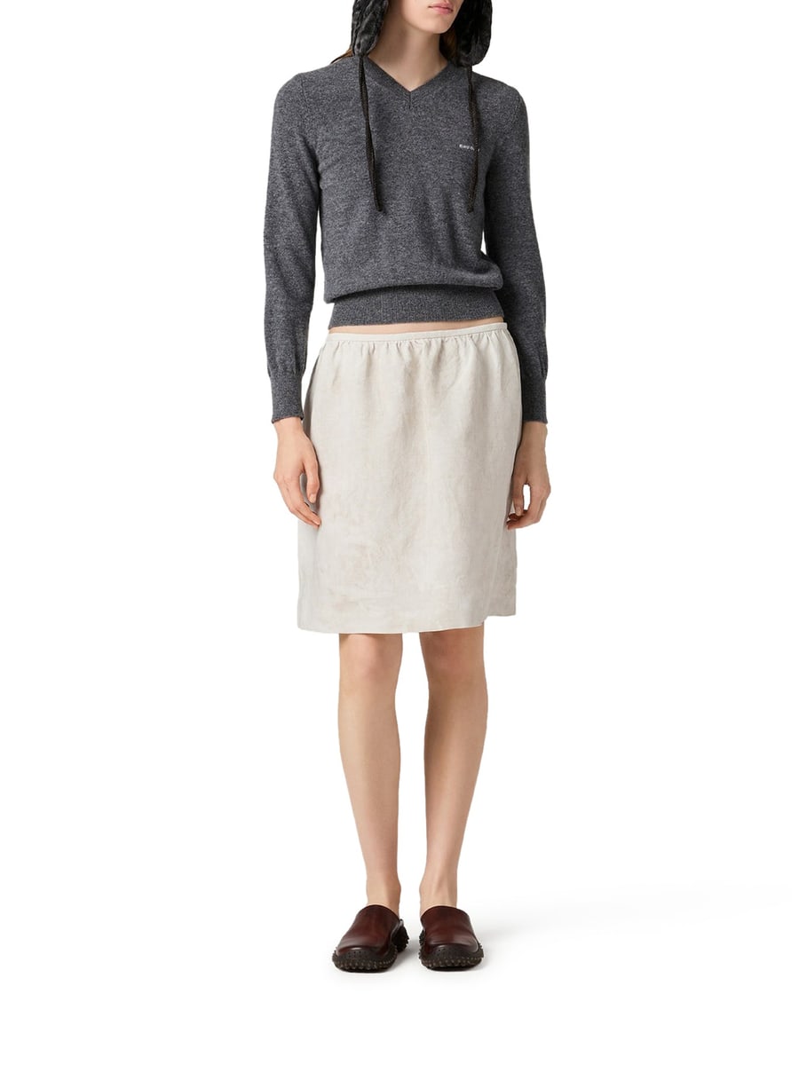 Miu Miu V-NECK WOOL SWEATER, view 2