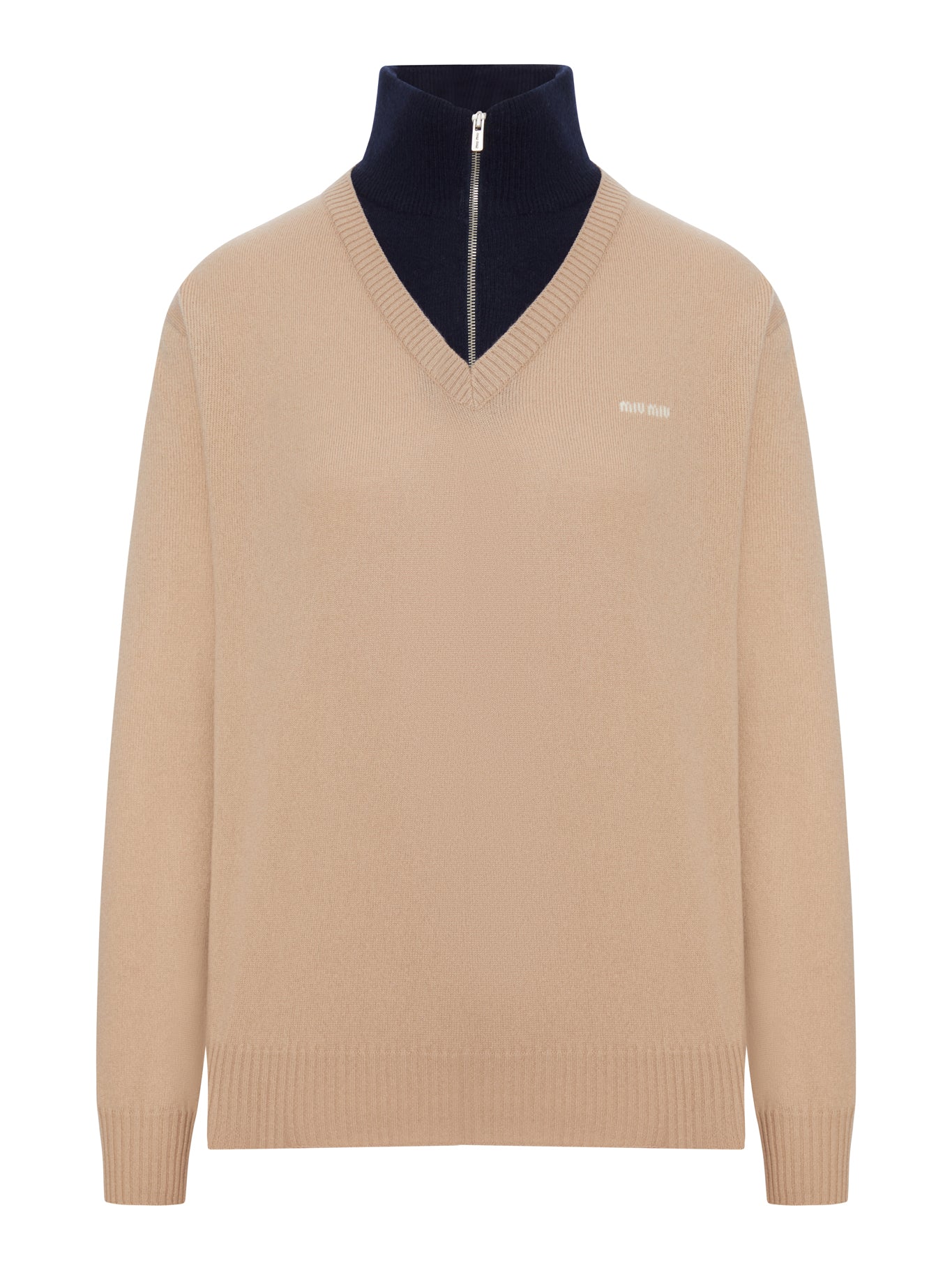 Miu Miu CASHMERE HIGH NECK SWEATER