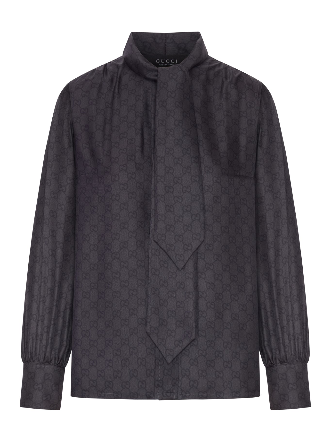Gucci PRINTED SILK TWILL SHIRT