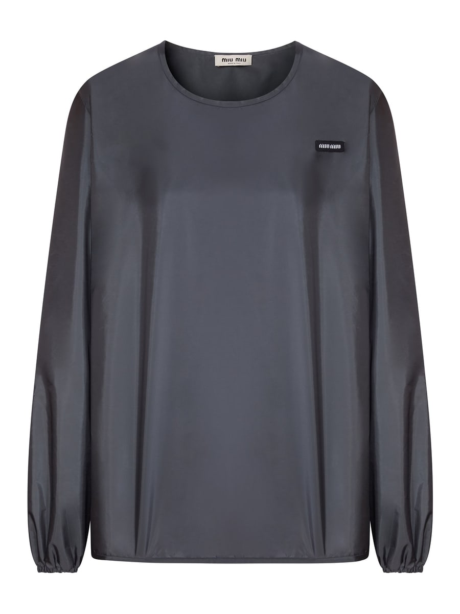 Miu Miu TECHNICAL FABRIC TOP