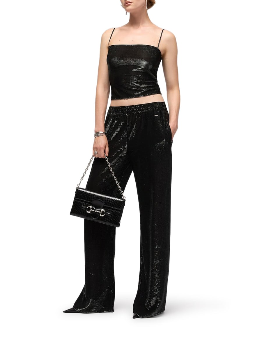 Gucci JERSEY TOP WITH IRIDESCENT EFFECT, view 2