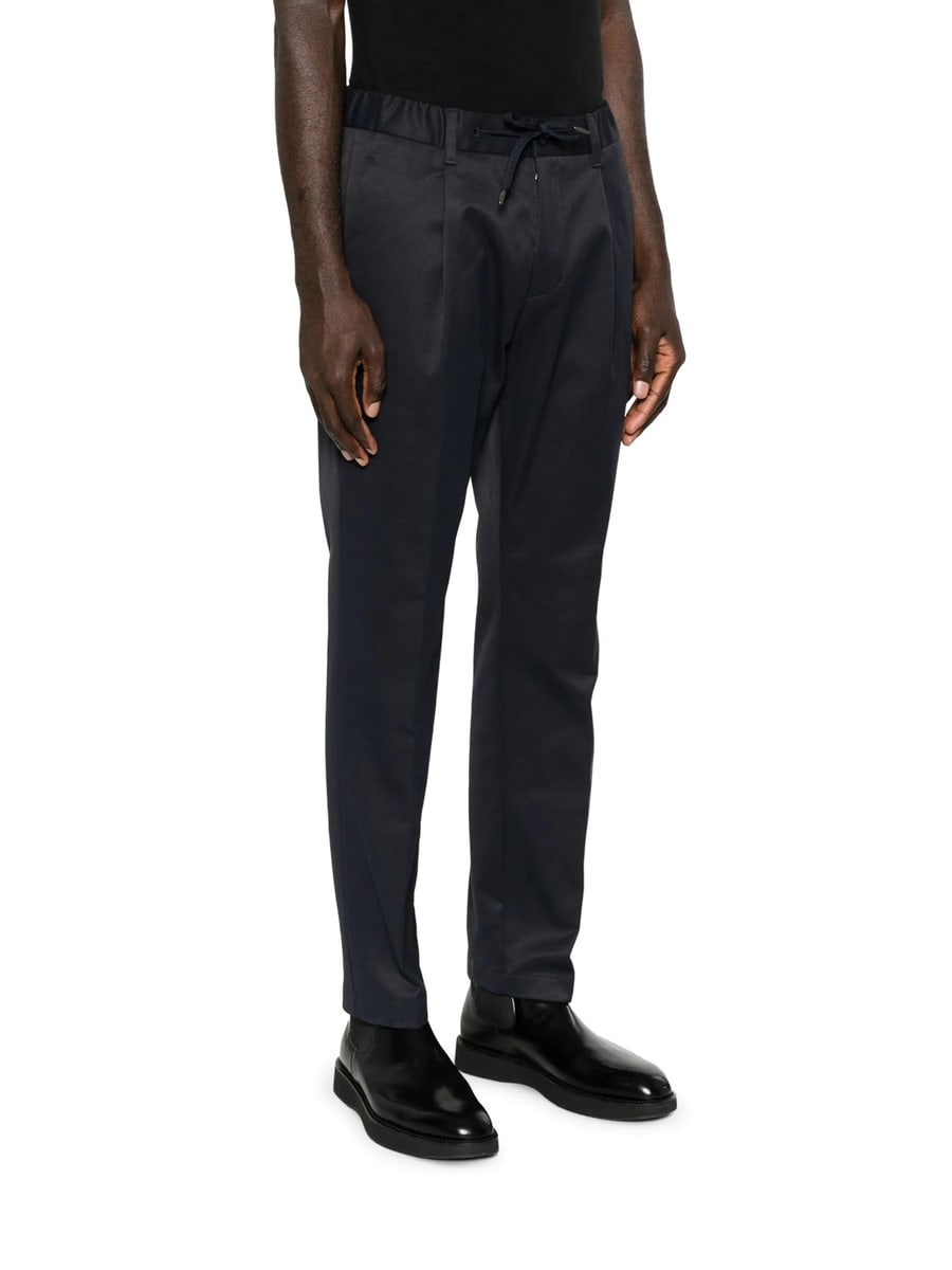 Herno TECHNICAL FABRIC TROUSERS WITH DRAWSTRING, view 4