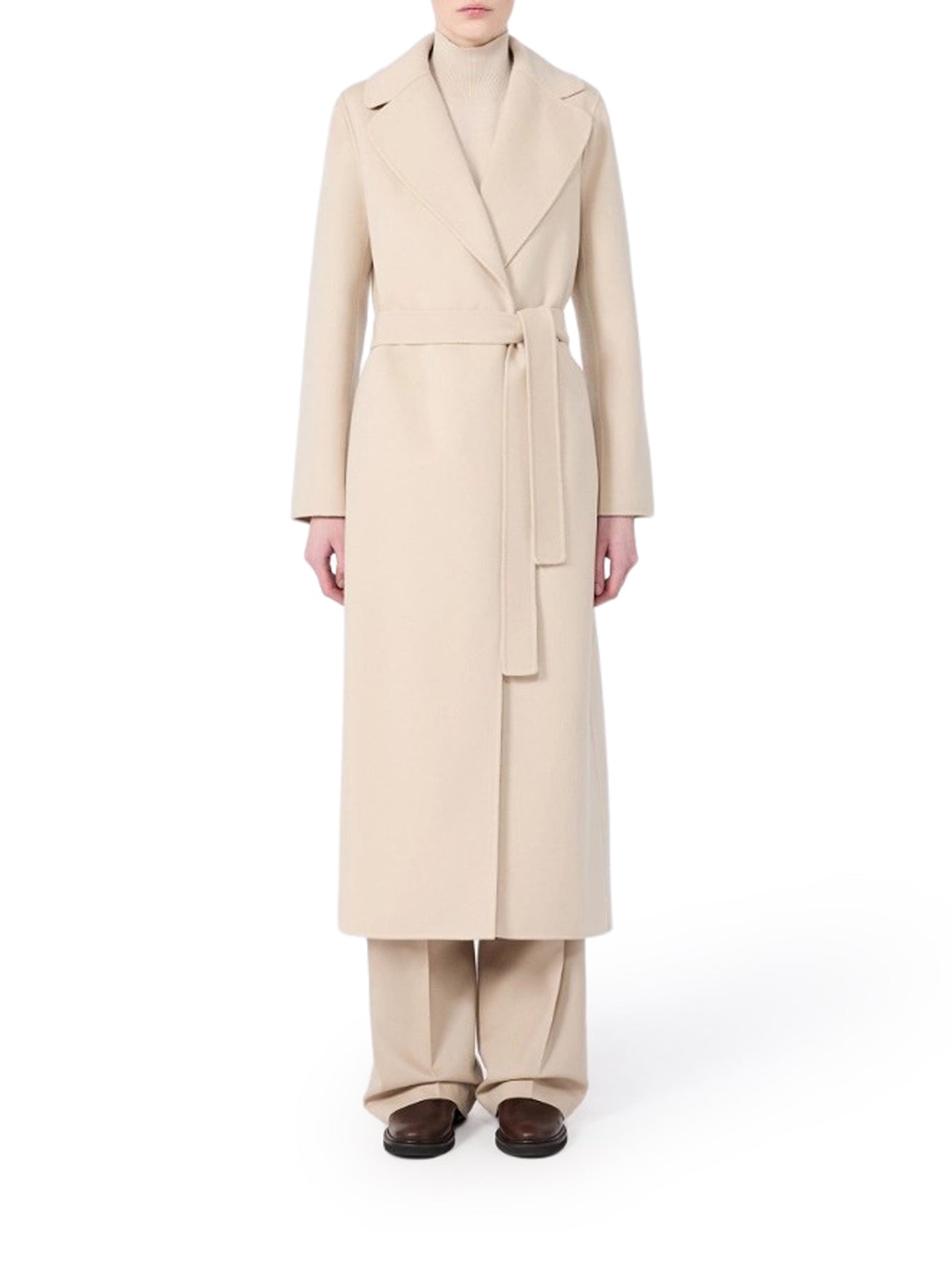 'S Max Mara POLDO ROBE COAT IN WOOL DRAP, view 2