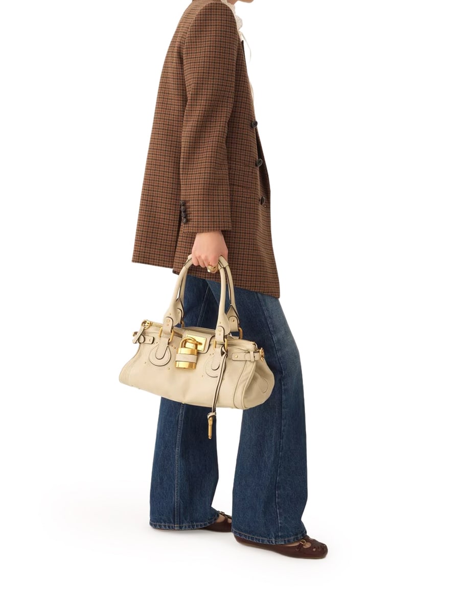 Chloé PADDINGTON BAG IN GRENADE LEATHER, view 3