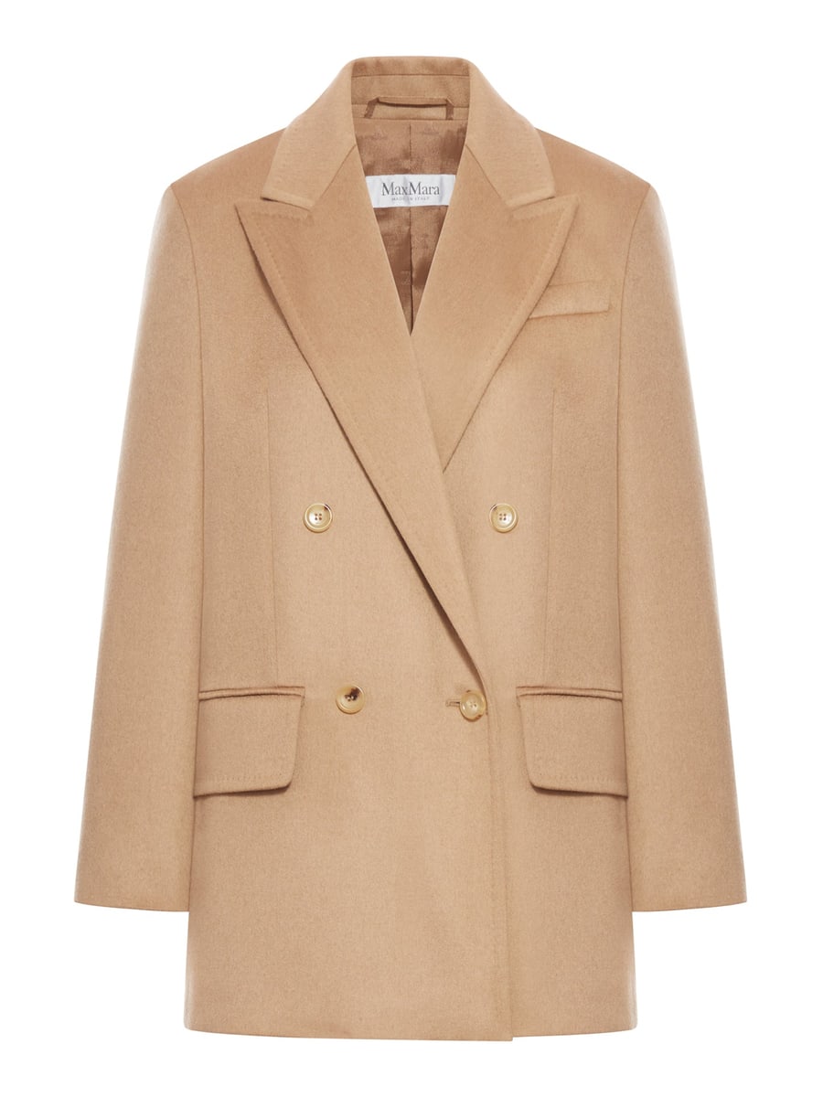 Max Mara OLIMPIA JACKET IN CAMEL SABLE