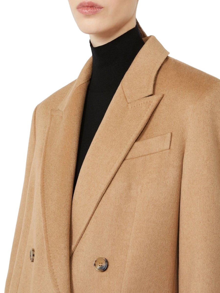 Max Mara OLIMPIA JACKET IN CAMEL SABLE, view 5