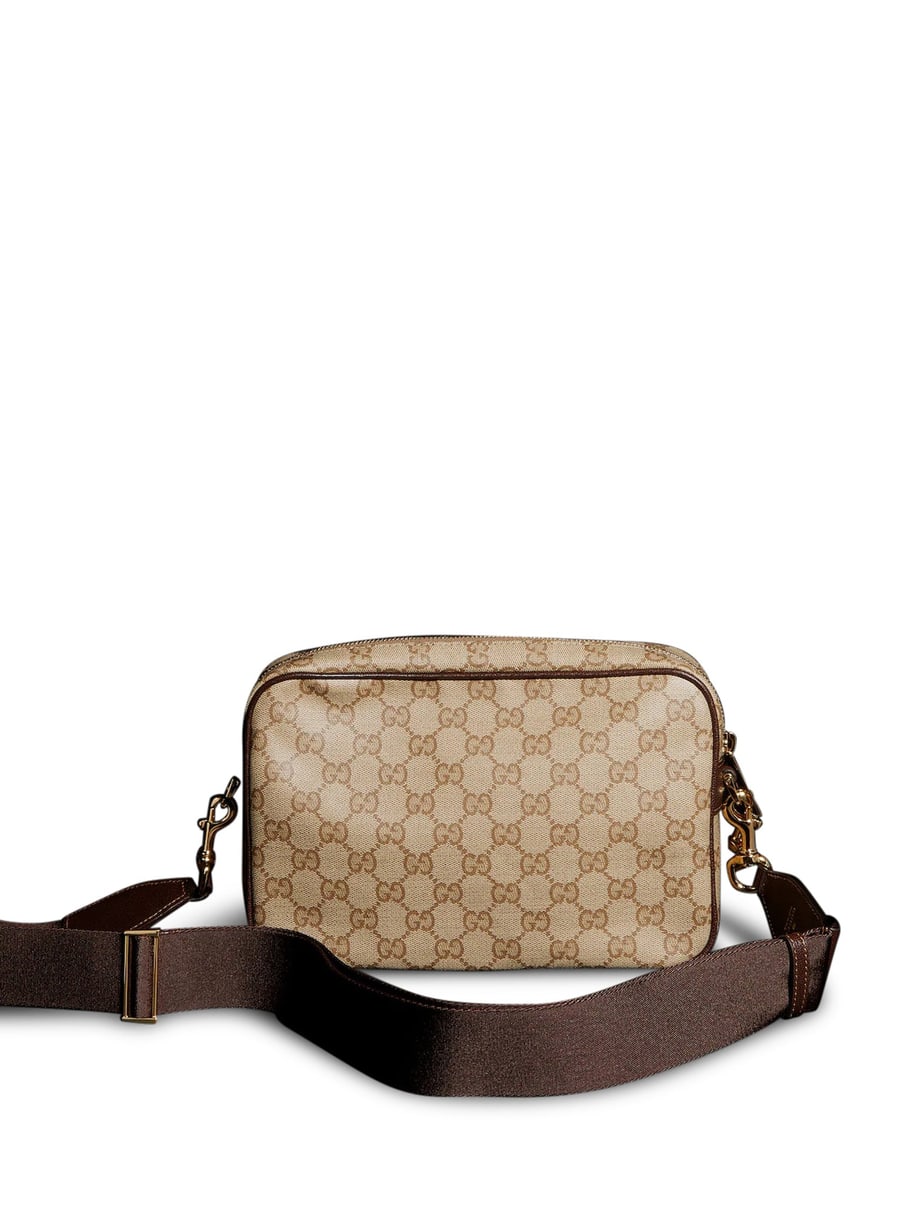 Gucci SMALL SHOULDER BAG WITH WEB, view 3