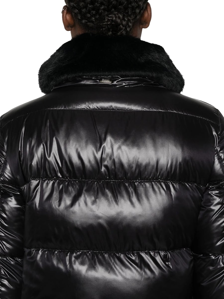 Herno SHINY DOWN JACKET WITH FUR COLLAR, view 5