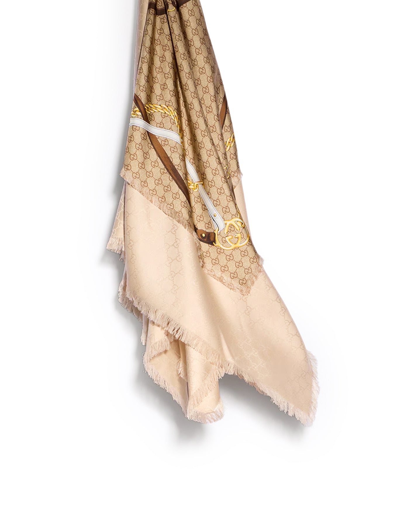 Gucci GG WOOL SILK JACQUARD CAPE, view 2