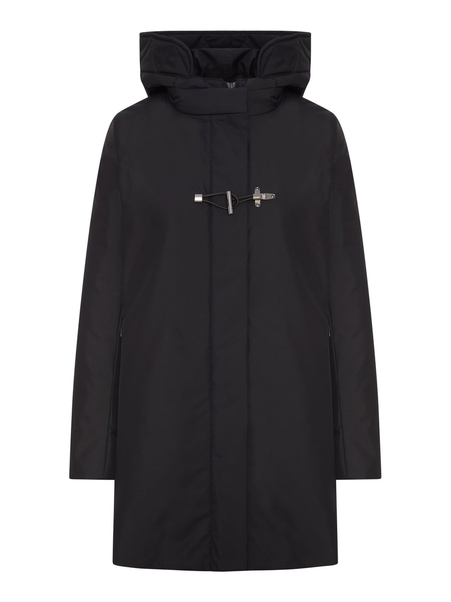 Fay Archive TOGGLE COAT IN TECHNICAL GABARDINE