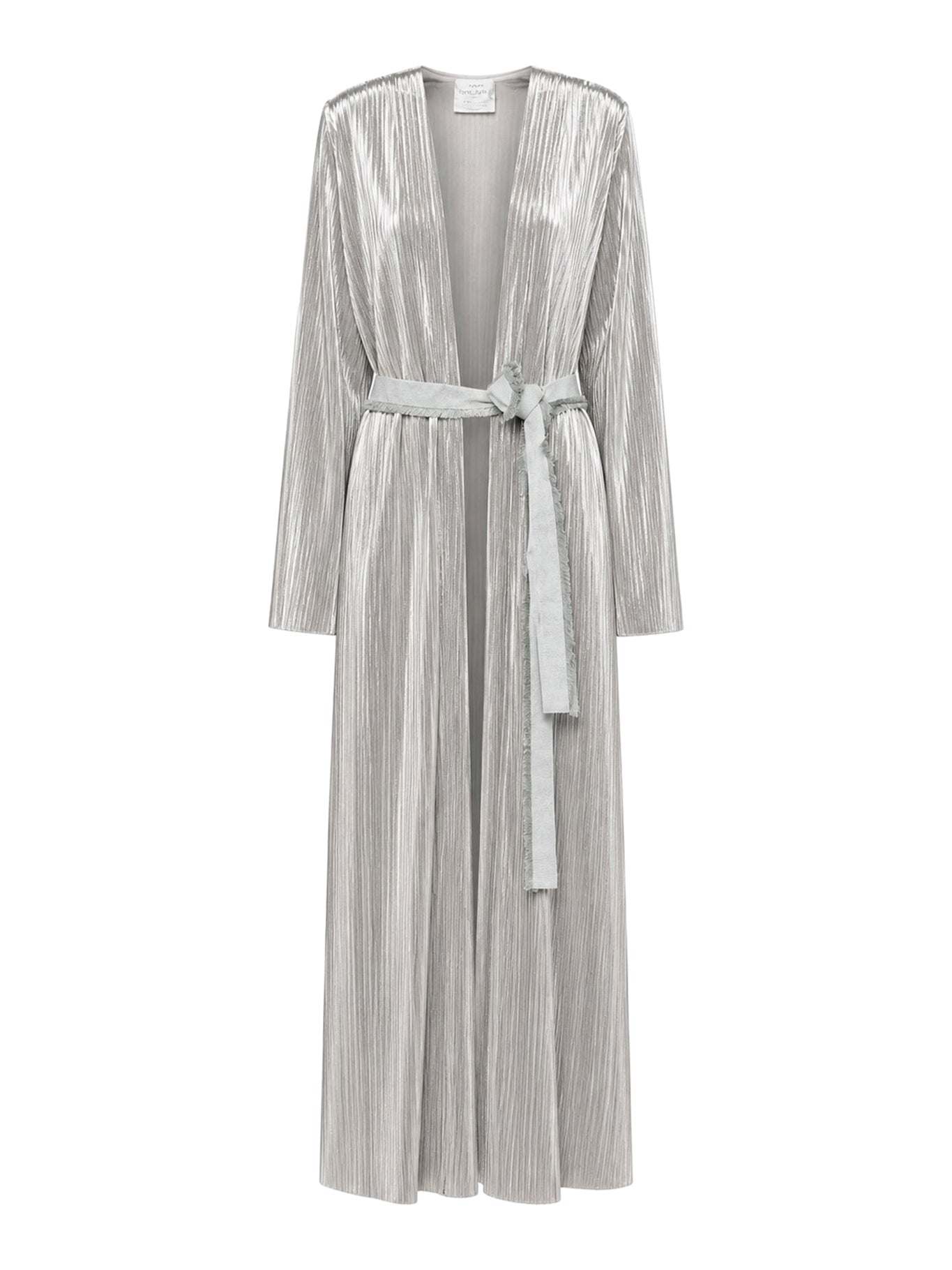 Forte_Forte VELVET-EFFECT PLEATED JERSEY ROBE