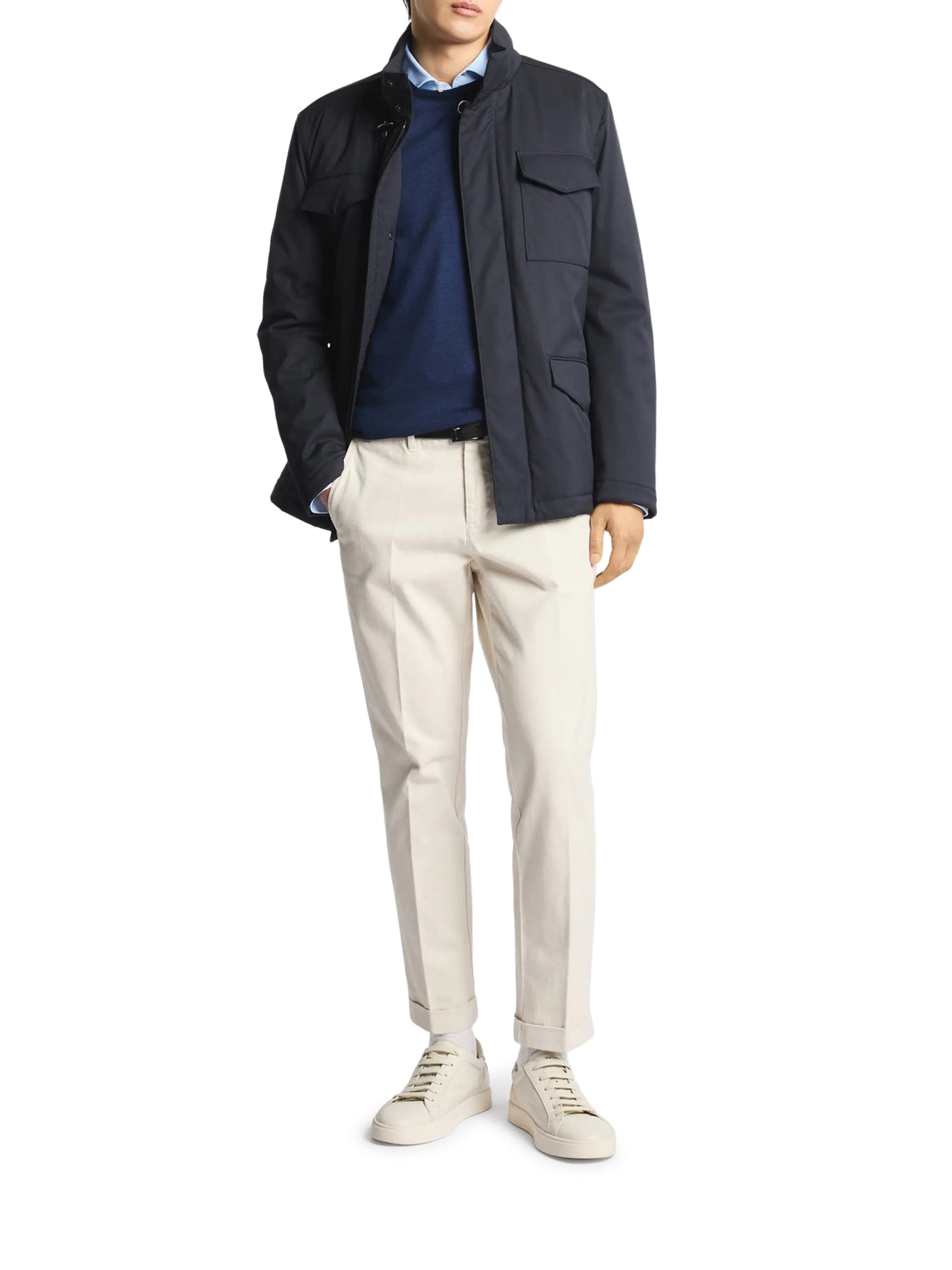 Fay Archive FIELD JACKET TRAVEL IN STRETCH WOOL, view 2