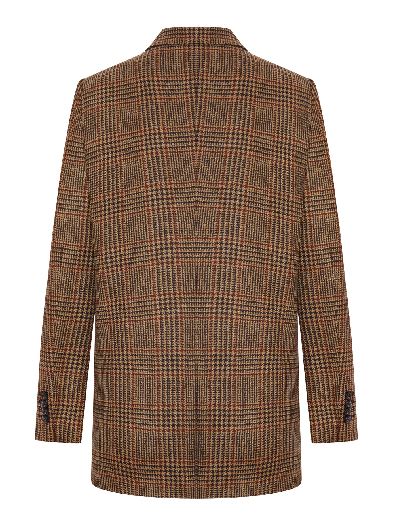 Tagliatore DOUBLE-BREASTED CHECK CASHMERE BLEND BLAZER JACKET, view 2