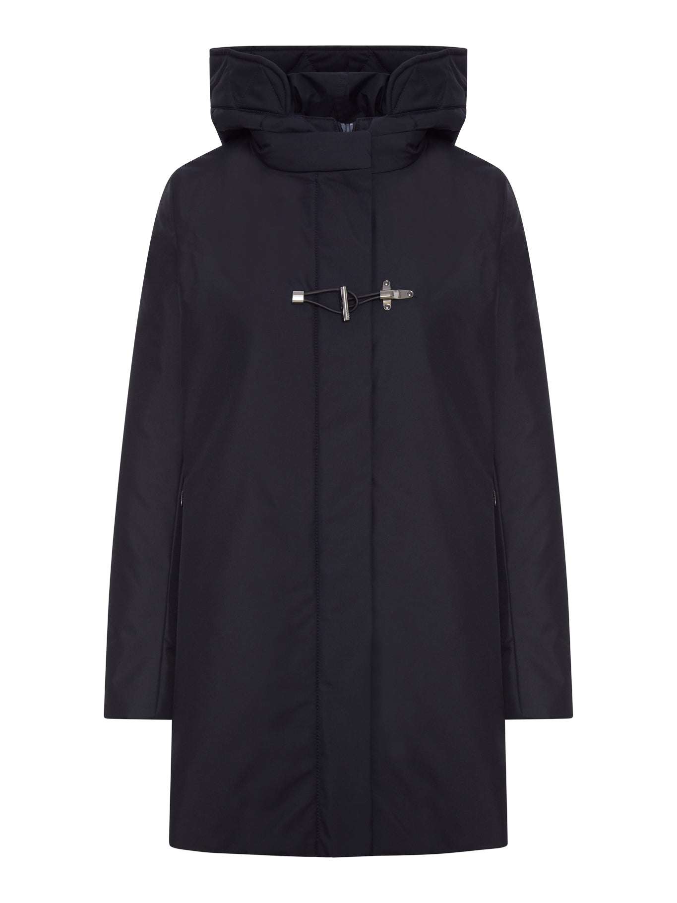 Fay Archive TOGGLE COAT IN TECHNICAL GABARDINE