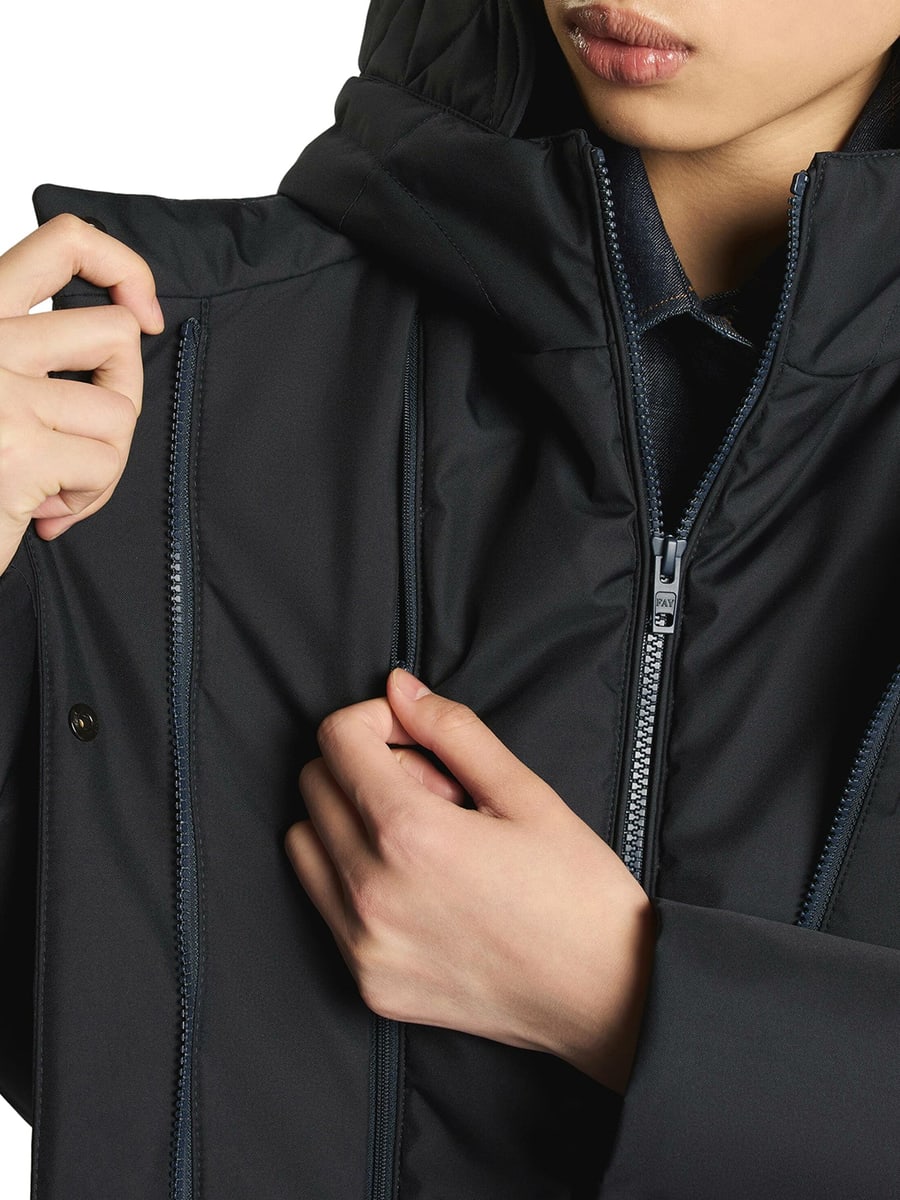 Fay Archive TOGGLE COAT IN TECHNICAL GABARDINE, view 5