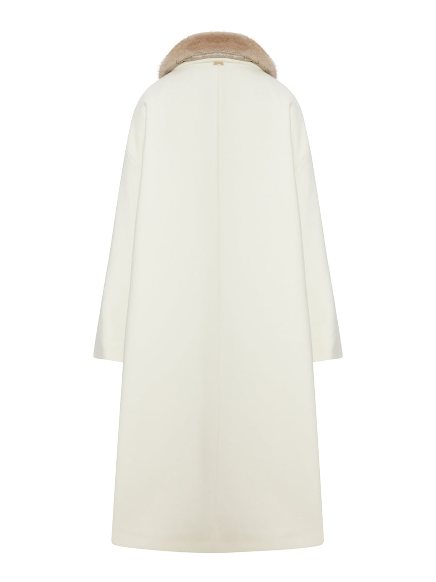 Herno LONG COAT WITH FUR COLLAR, view 2